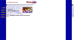 Desktop Screenshot of hope-indonesia.com